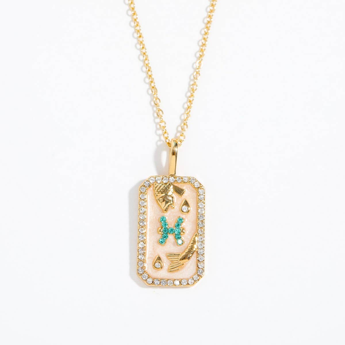 NEW CREATIVE 12 CONSTELLATIONS ZIRCON NECKLACE