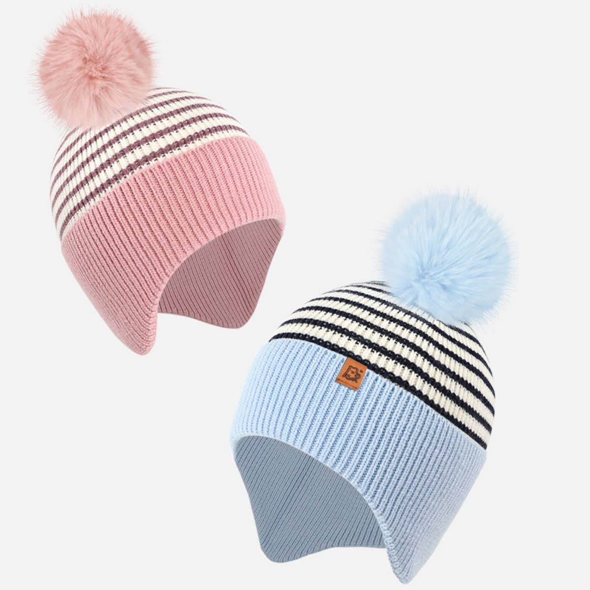 CHILDREN'S WINTER WARM KNITTED THREE-PIECE SUIT