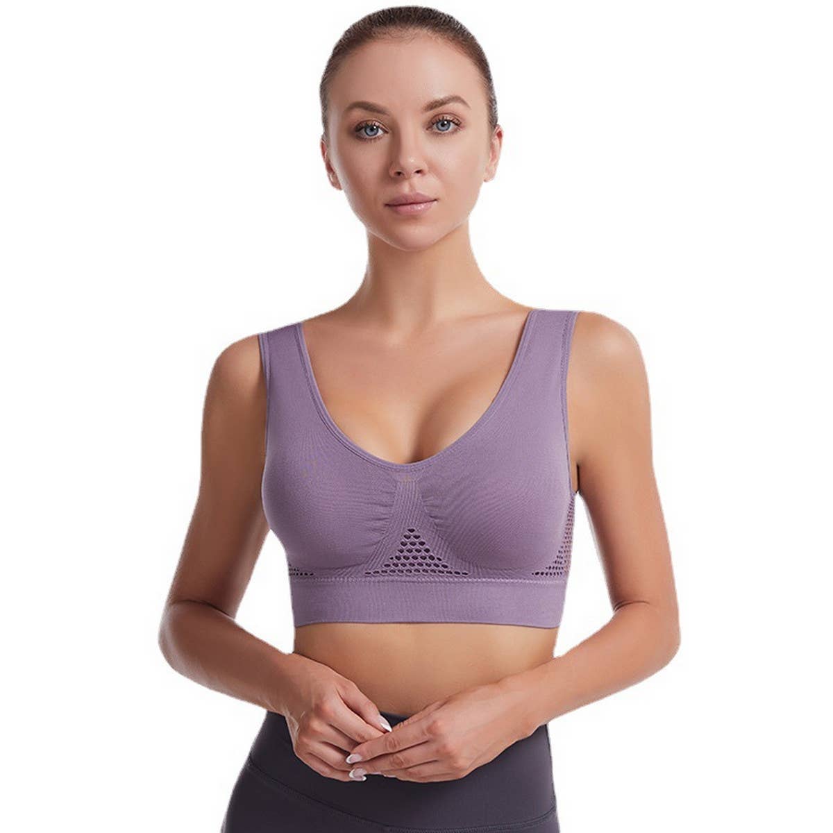 YOGA RUNNING PLUS SIZE SPORTS BRA UNDERWEAR_CWMU0297