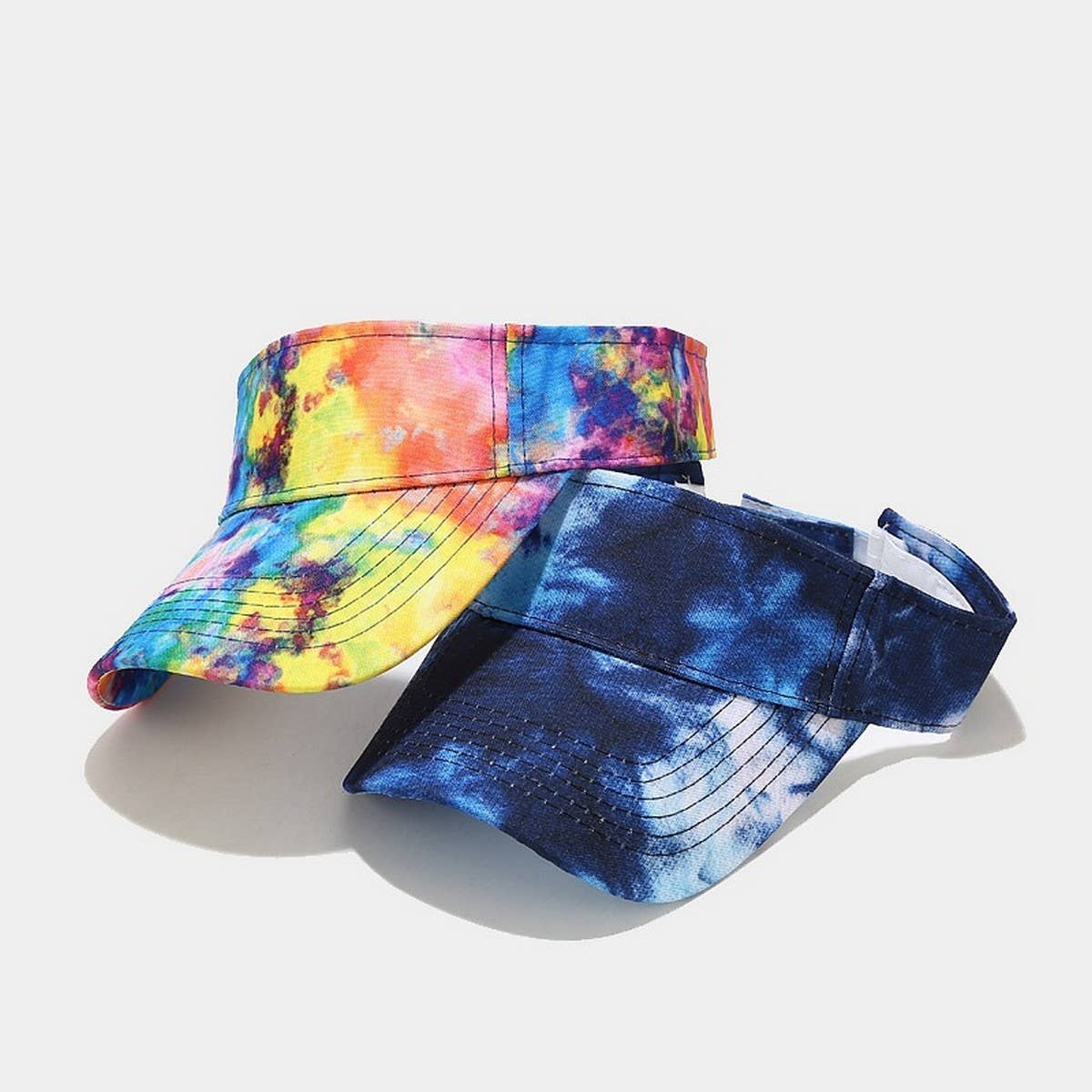Tie-Dye Visor Hat -Sunshade Cap for Spring/Summer_CWAH3296