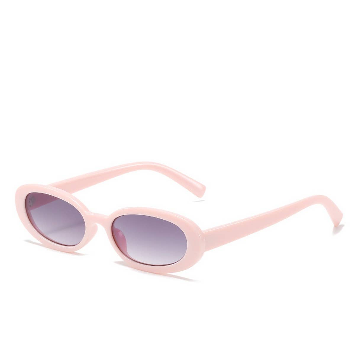OVAL HIP-HOP RETRO SMALL-FRAME SUNGLASSES WOMEN_CWASG0249