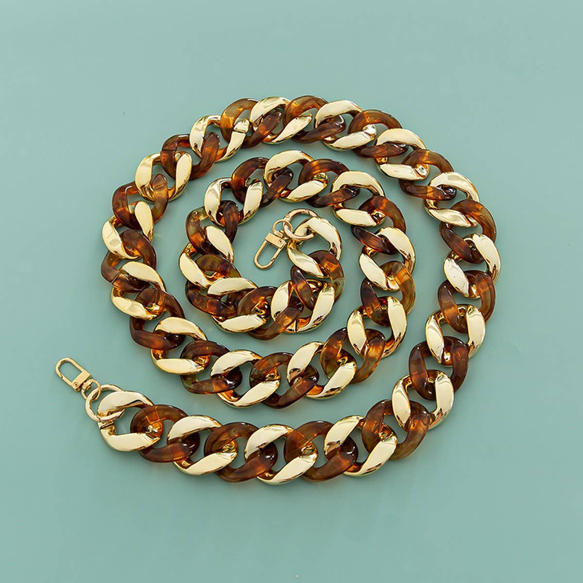 Large Resin Acrylic Bag Chain,Wide Shoulder Strap