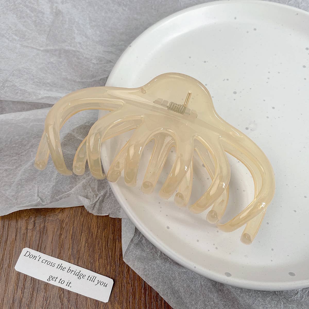 Super-large transparent acetic octopus gripper