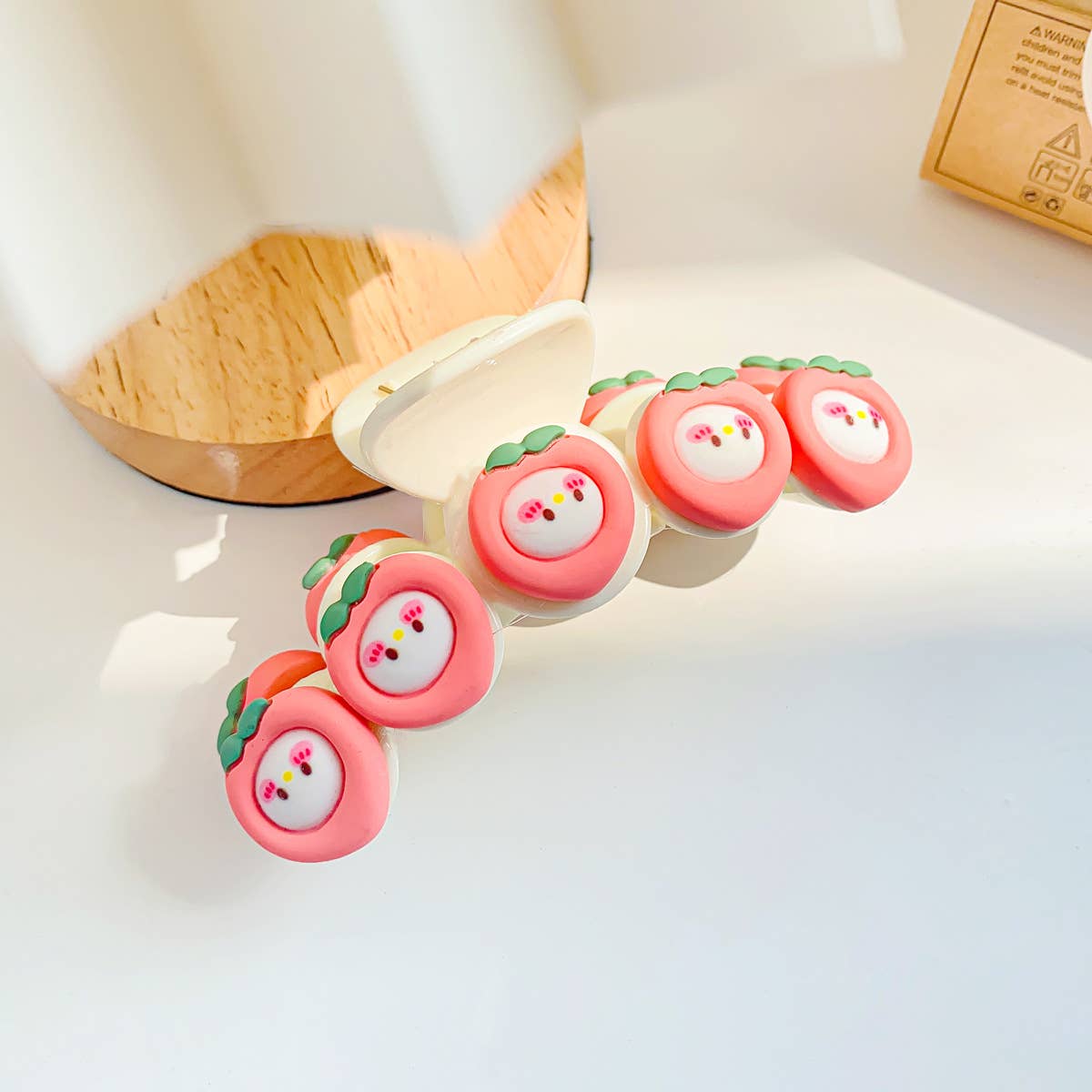 Macaron fresh fruit grab clips sweet hair clips