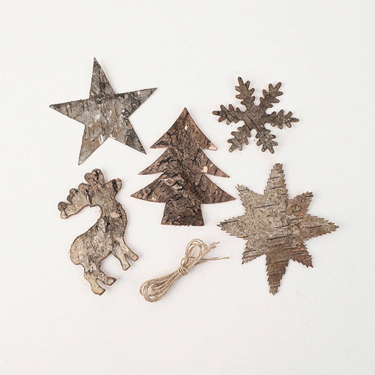 Natural Cedar Wooden Christmas Tree Hanging Decor