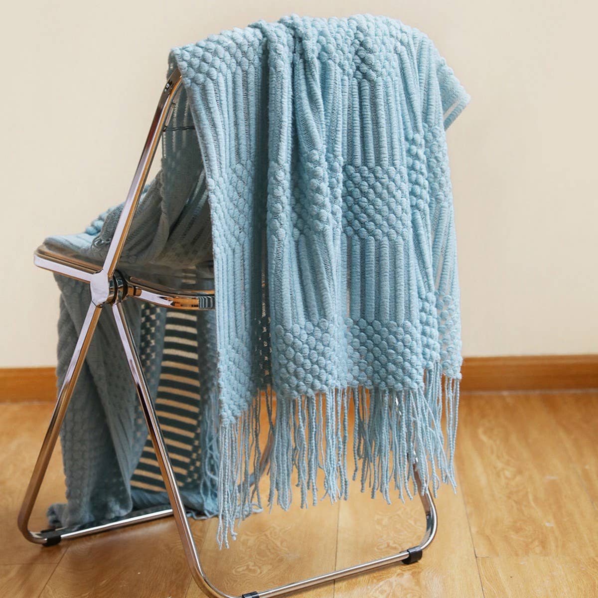 DOUDOU BLANKET FRINGED SHAWL BLANKET
