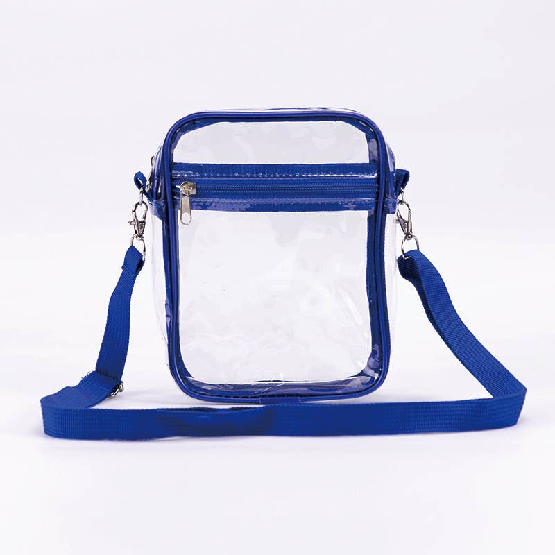 PVC transparent waterproof crossbody bag