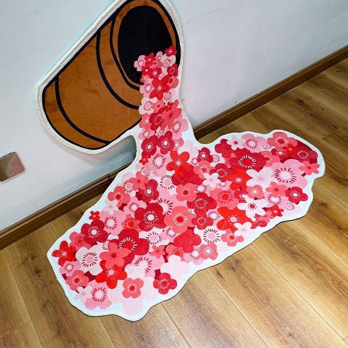 Rainbow Paint Bucket Tapestry Rug_CWMM7383