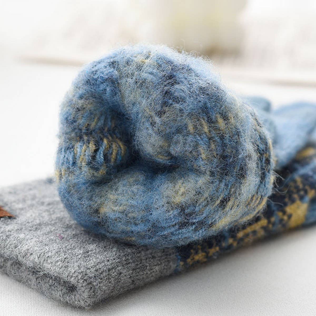 ADULT WOOL KNITTED WARM GLOVES FOR WOMEN IN WINTER_CWAG0387