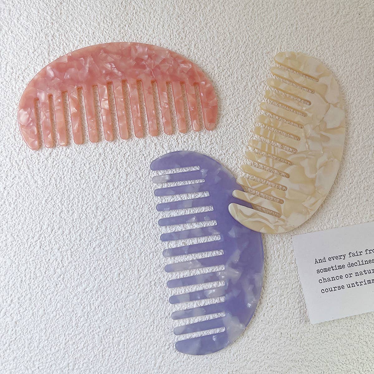 EXQUISITE PORTABLE WIDE-TOOTH COMB_CWMM1079