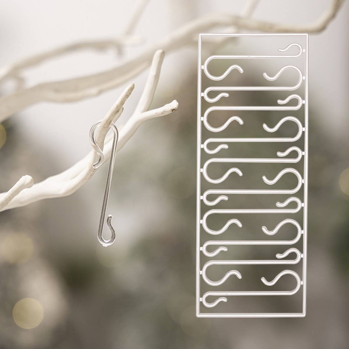 CWMM10179_GOLD AND CLEAR S HOOKS FOR CHRISTMAS TREE ORNAMENT