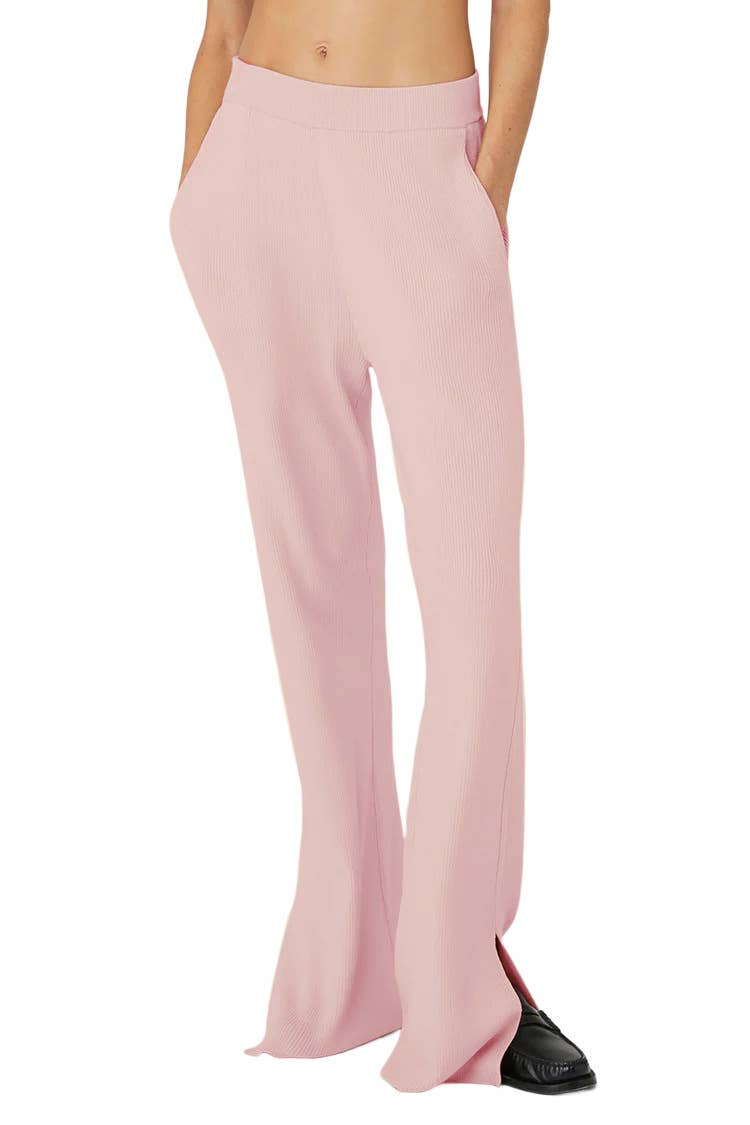 SOLID COLOR LONG LOOSE YOGA PANTS