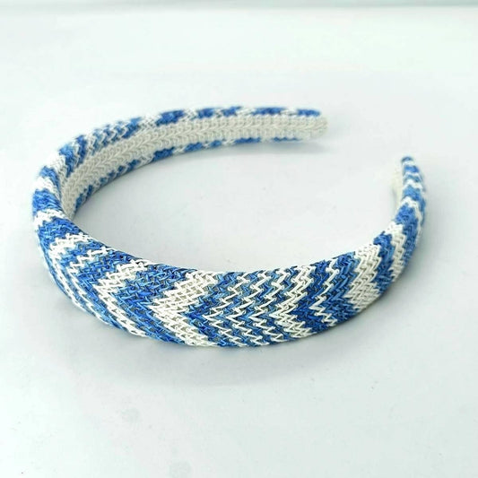 New Raffia PP Straw Padded High Crown Headband