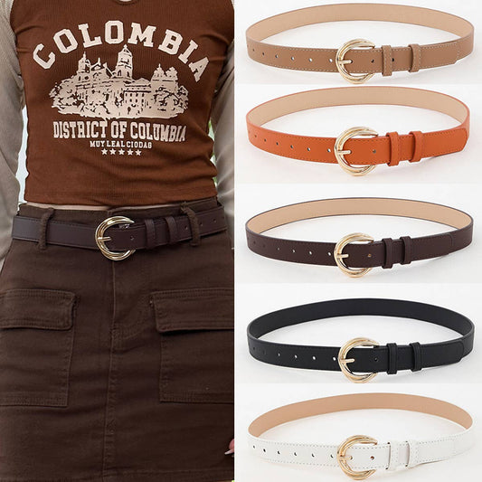 WOMEN FASHION SIMPLE BUCKLE BELT_CWABE0232