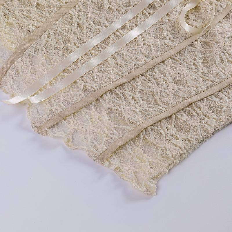 Solid Lace Trim Fitted Camisole Tank Top