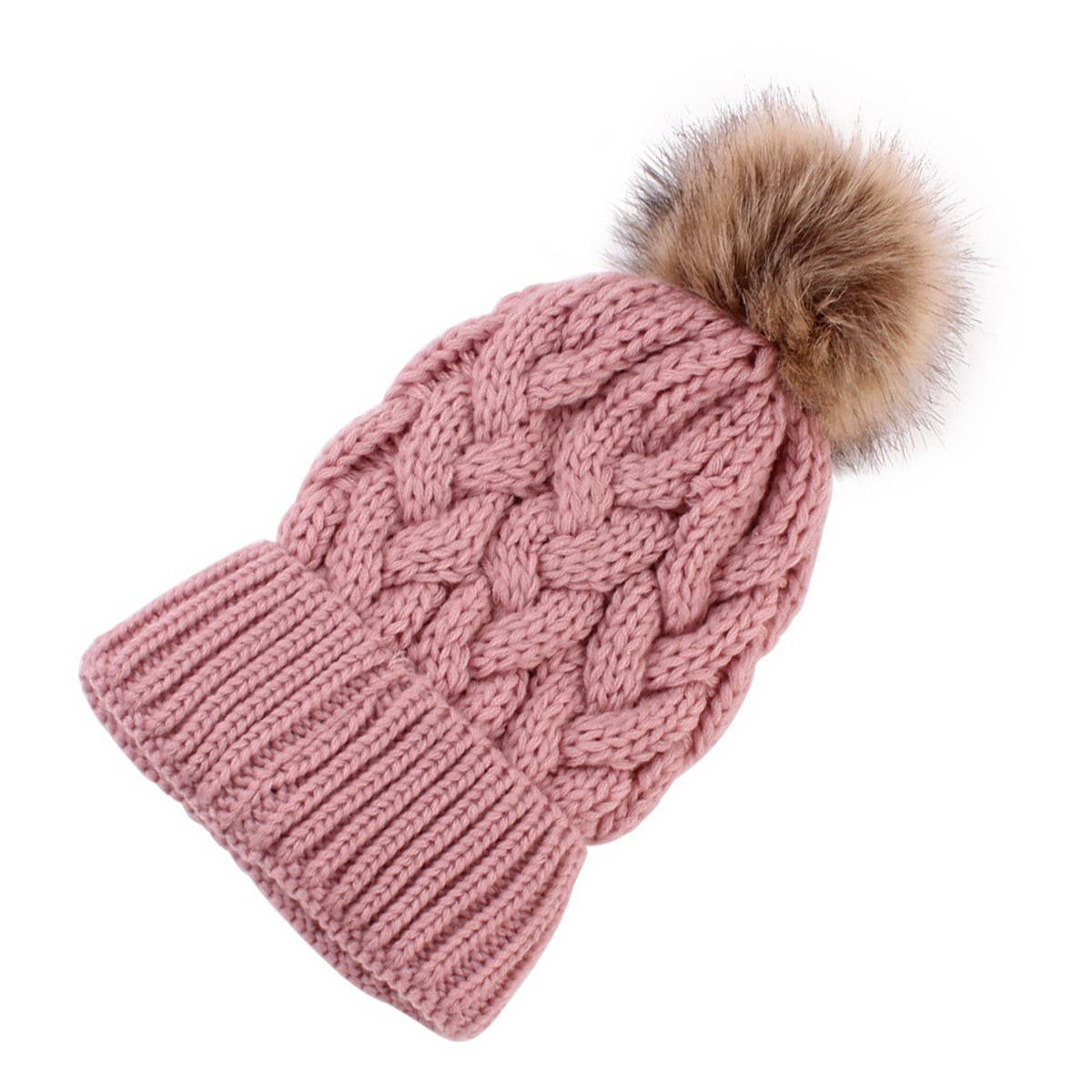 2024 NEW LARGE HEMP FLOWER WARM CHILDREN'S HAT_CWAH1750