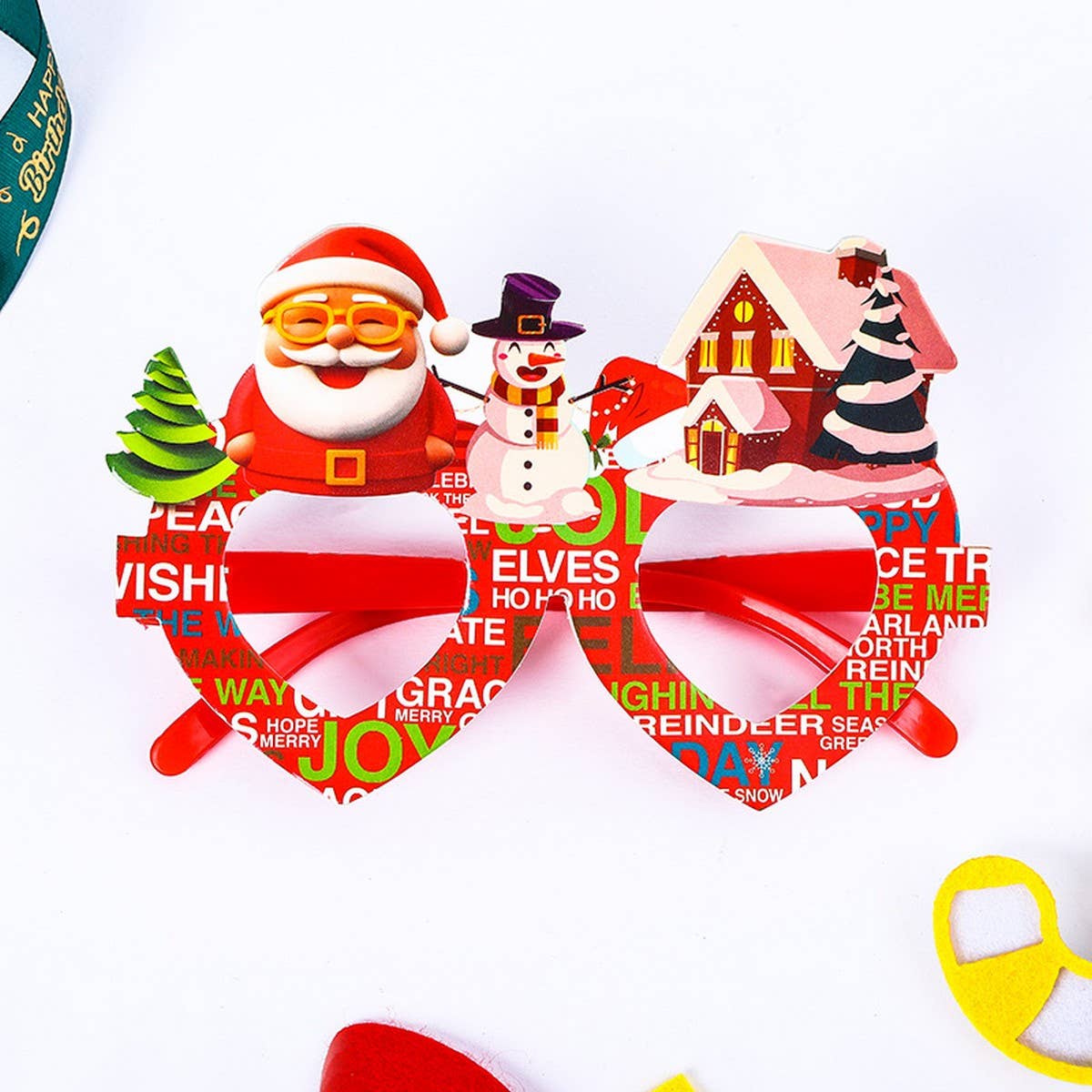 CREATIVE CHRISTMAS GIFT DECORATION GLASSES FRAME