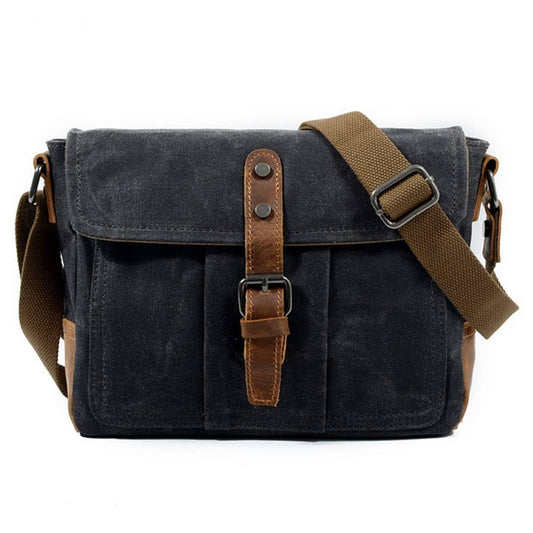 New Vintage Canvas Waterproof Satchel for Men_CWAB5558