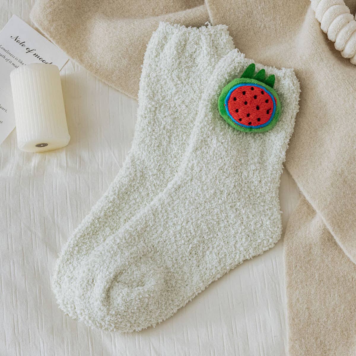 WOMEN NEW STYLE FRUIT WARM SOCKS