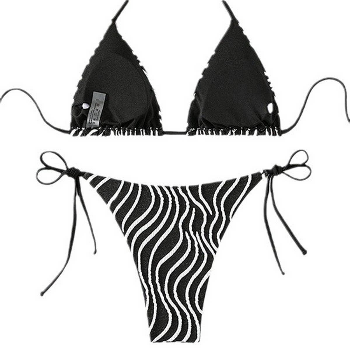 Women's Halter Bikini Set - Sexy Backless Swimsuit