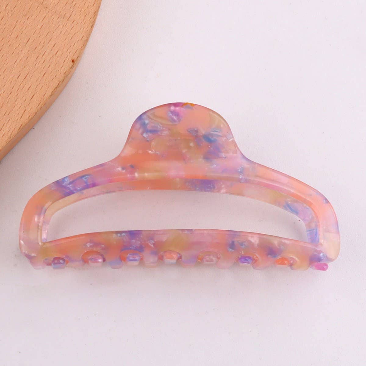 CWAHA1414_MULTICOLOR LARGE HAIR CLAW CLIP