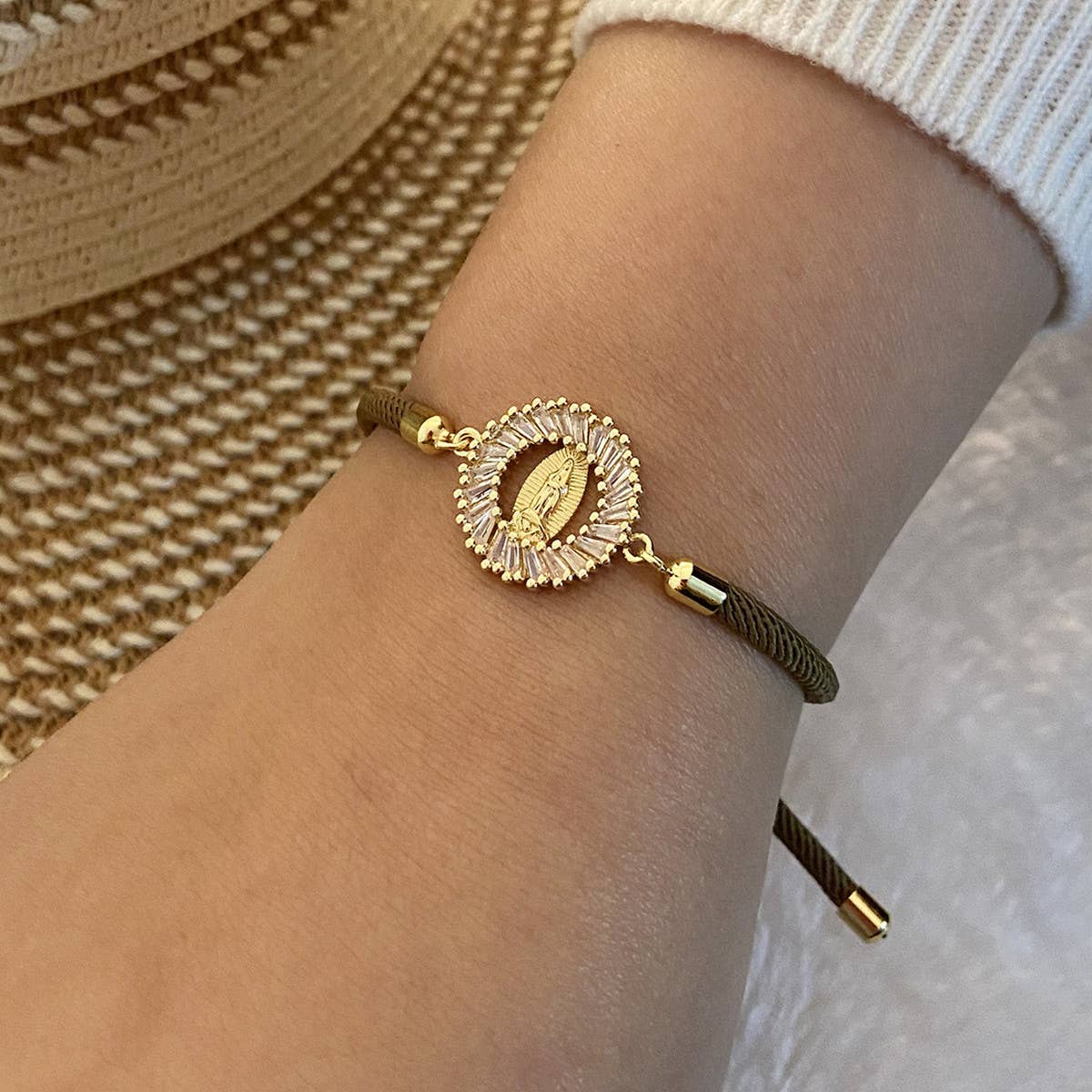 ADJUSTABLE COPPER MICRO-EMBELLISHED BRACELET_CWAHA0887