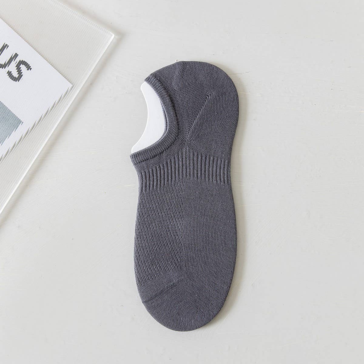 MEN'S BONELESS MESH SHALLOW INVISIBLE SOCKS