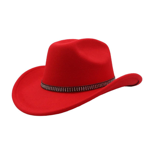 Western Cowboy Fedora Hat for Couples_CWAH04412