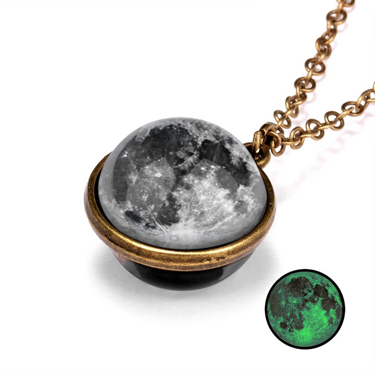 CWAJE2502_LUMINOUS DOUBLE-SIDED UNIVERSE STARRY SKY NECKLACE