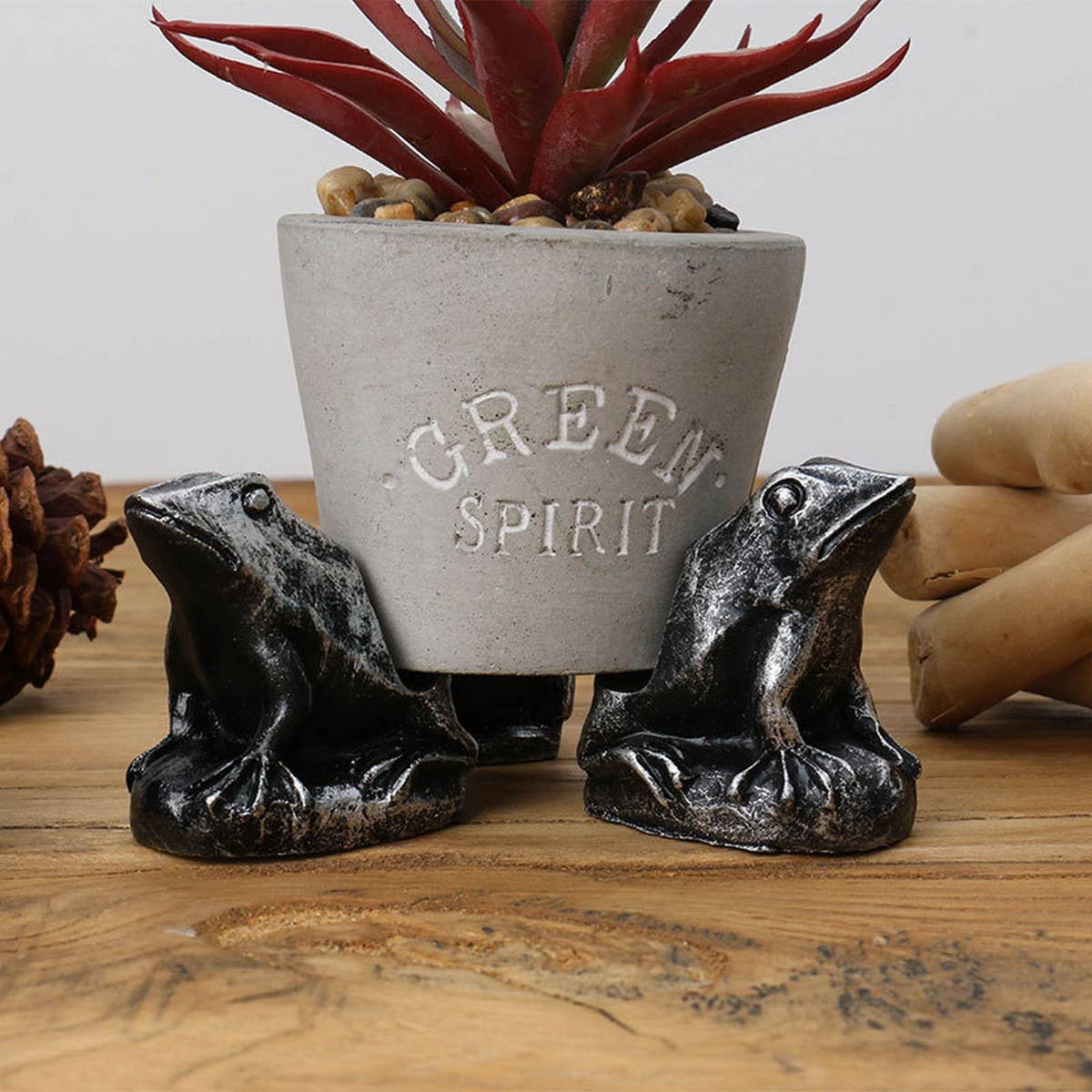 Turtle Resin Garden Plant Pot Support Decor_CWMM9861