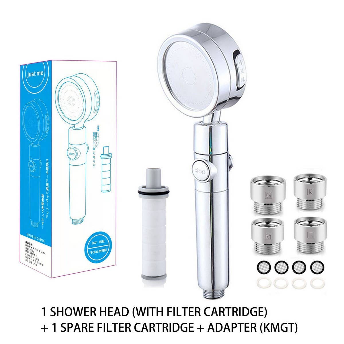 THREE-SPEED WATER ADJUSTMENT SHOWER HEAD