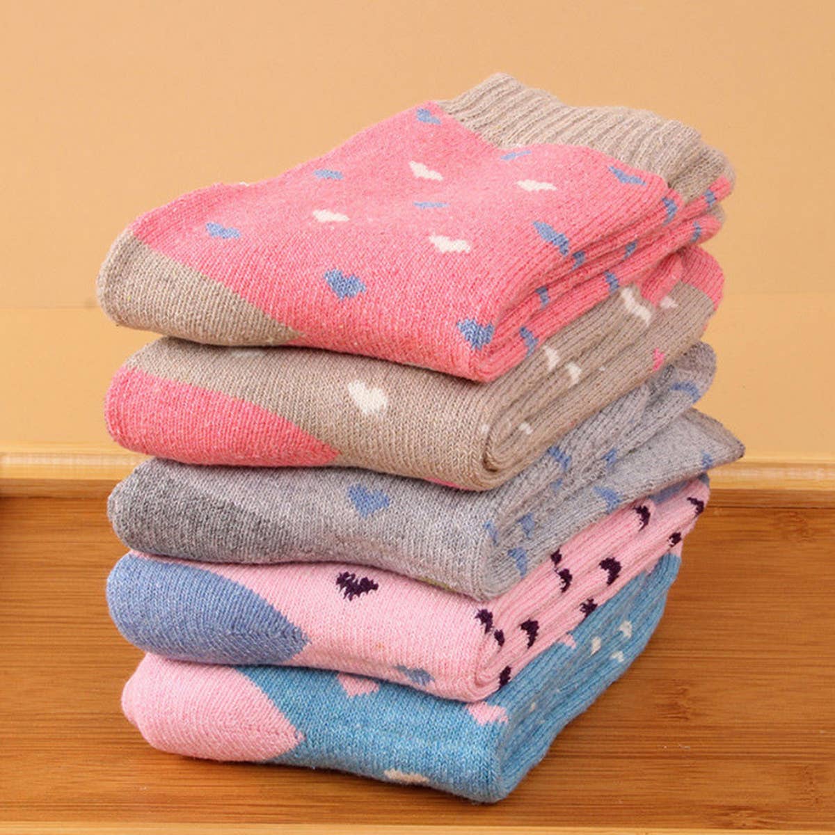 2024 NEW LOVE DEER RABBIT 5 PAIRS SOCKS_CWMS0700