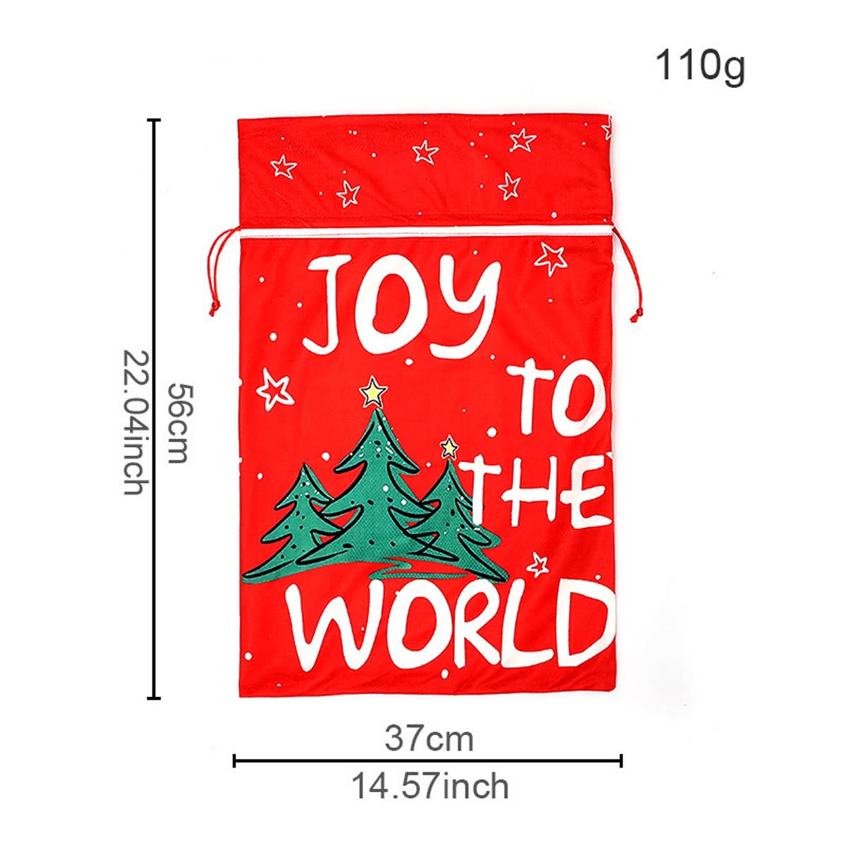 CWMM9413_CHRISTMAS CARTOON PRINT DRAWSTRING GIFT BAG