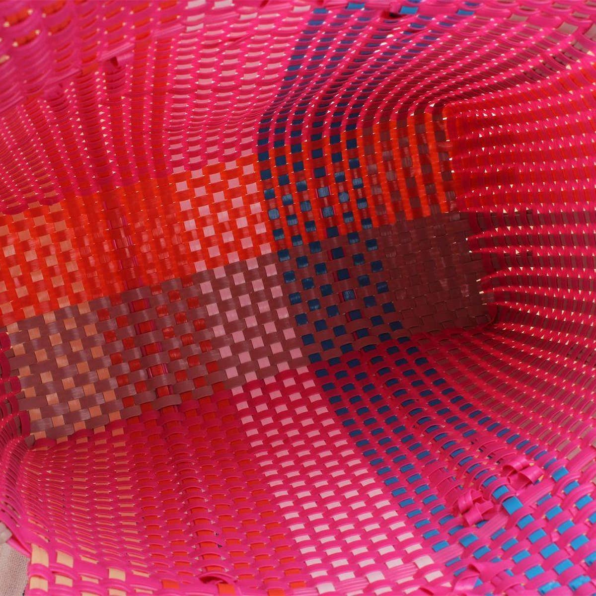 FRESH CONTRASTING COLOR HANDWOVEN BAG_CWAB2111