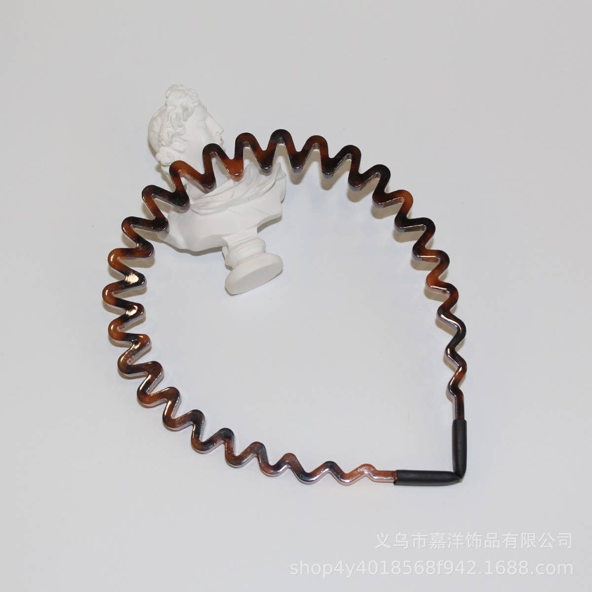 HIGH TOP WAVE LIGHT LUXURY HEADBAND