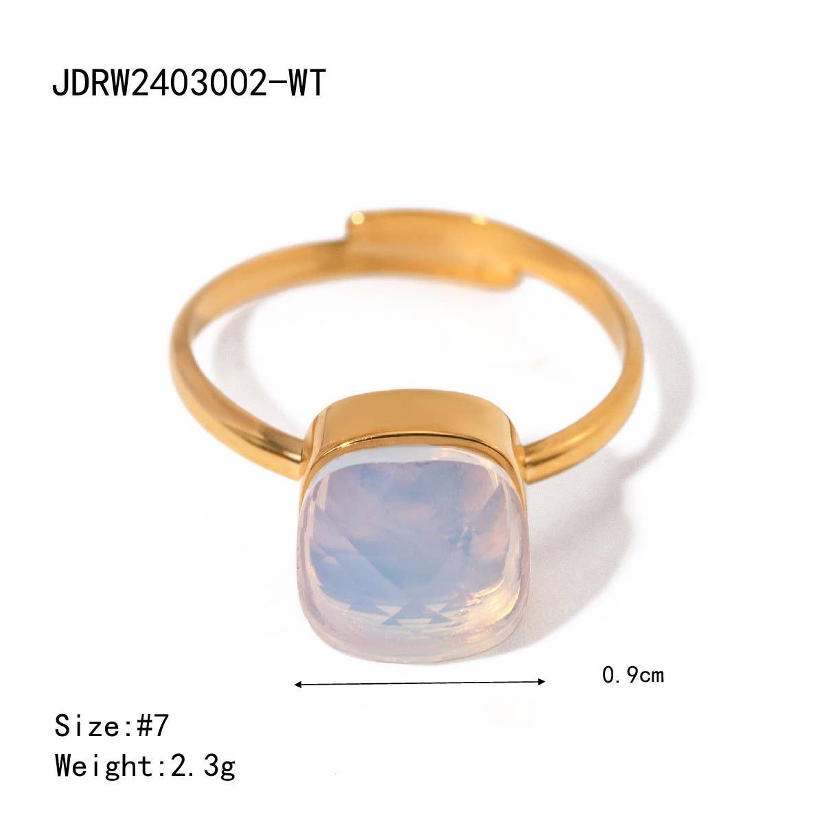 SIMPLE AND STYLISH GEOMETRIC OPEN RING