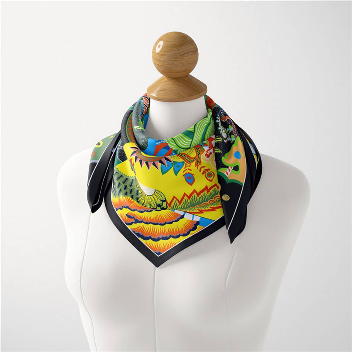 Twilled Satin Mini Scarf ? Hair & Bag Ribbon Wrap