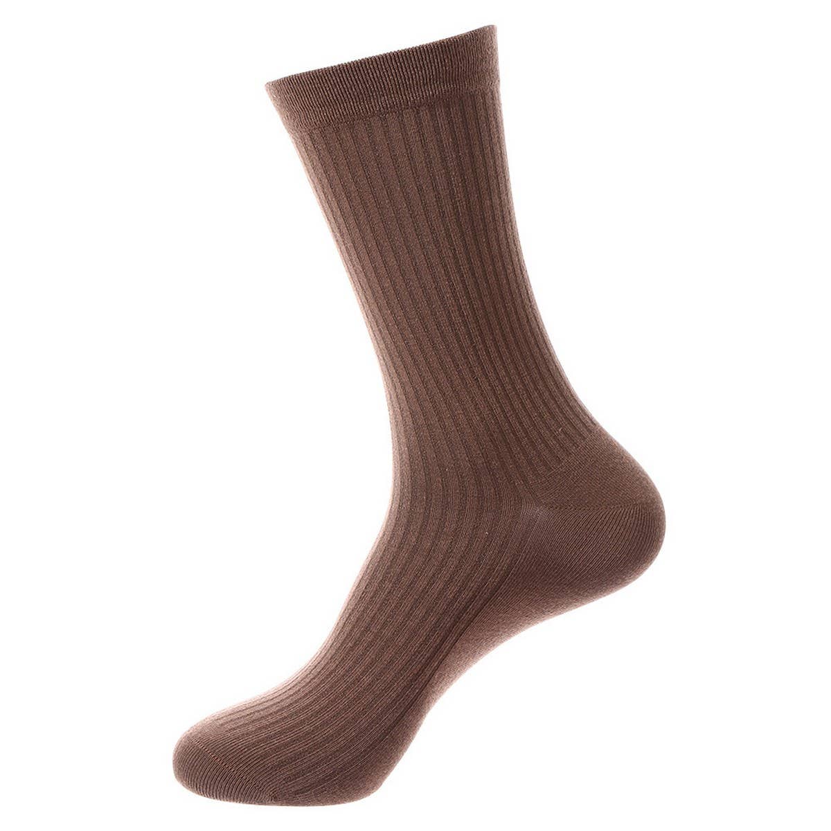 MEN'S CASUAL SOLID COLOR MID-CALF SOCKS