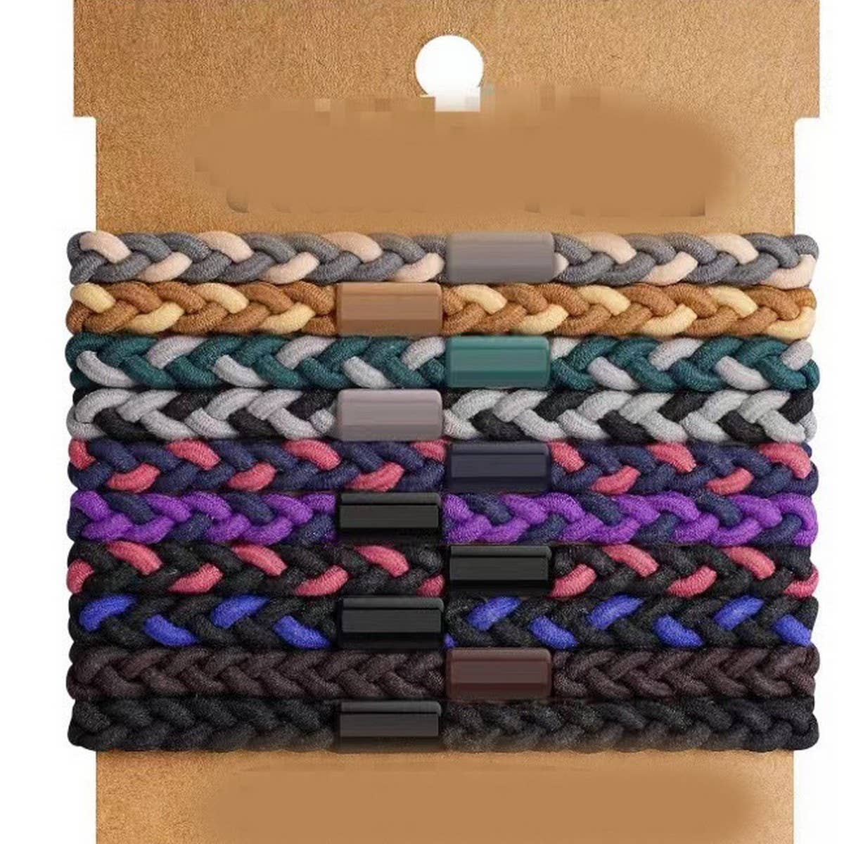 POPULAR COLOR MATCHING BRAIDS HAIR SCRUNCHIES_CWAHA2708