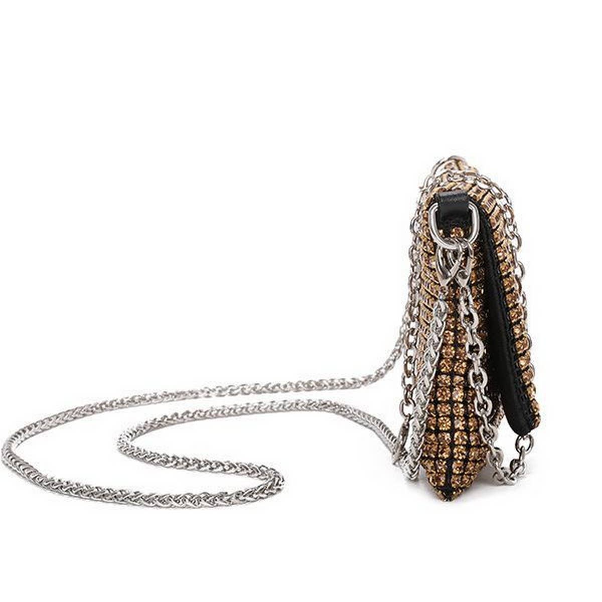 FASHIONABLE SHINY CHAIN RHINESTONE EVENING BAG_CWAB3613