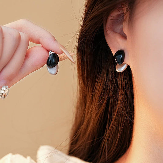 FASHION OVAL TEARDROP PERSONALITY EARRINGS_CWASC1327