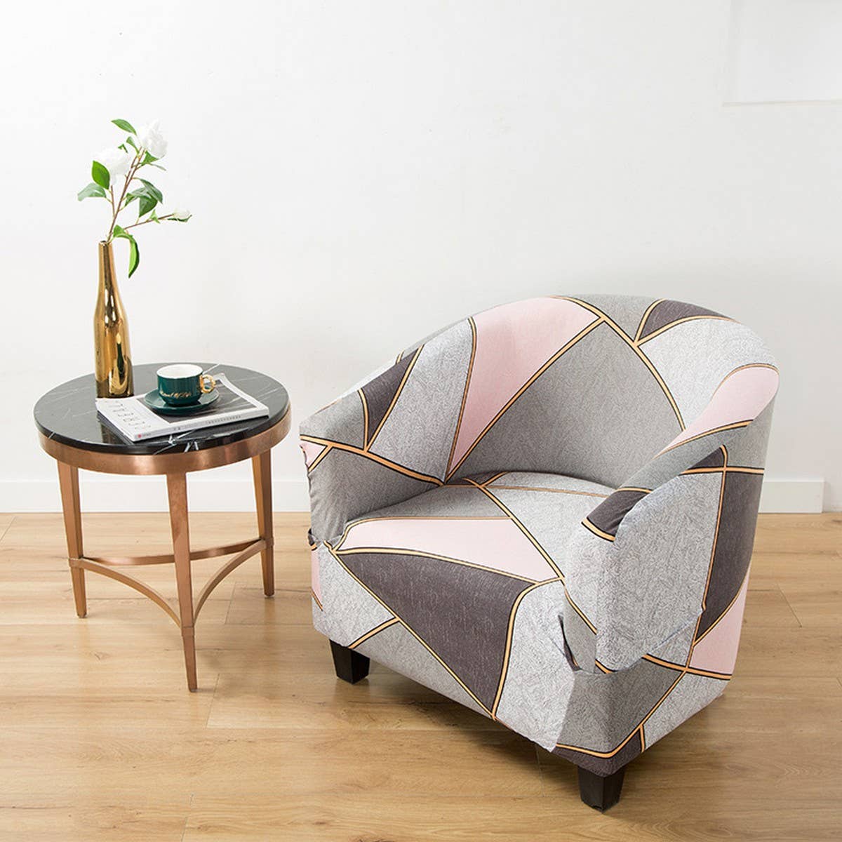 Single Sofa Chair Cover, Small Round Fit_CWMM8319