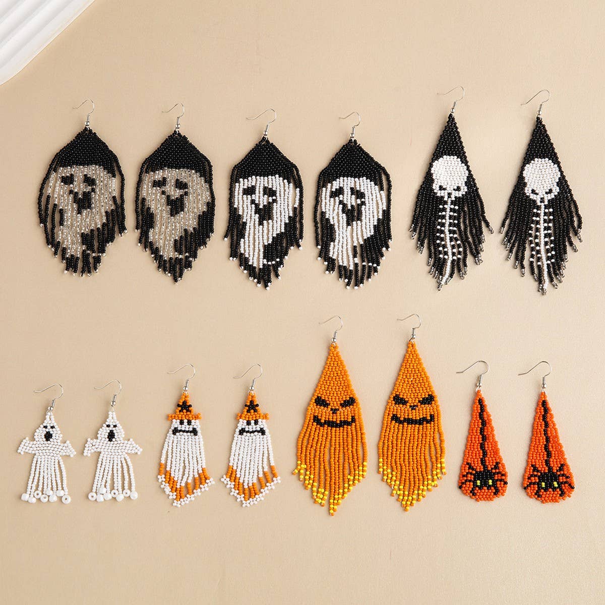 HALLOWEEN CREATIVE PERSONALIZED TASSEL EARRINGS