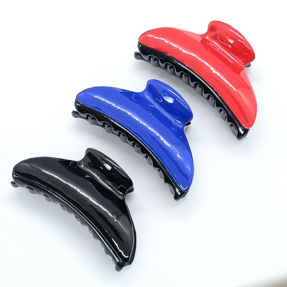 Fresh Sweet Mirror PU Patent Hair Claw