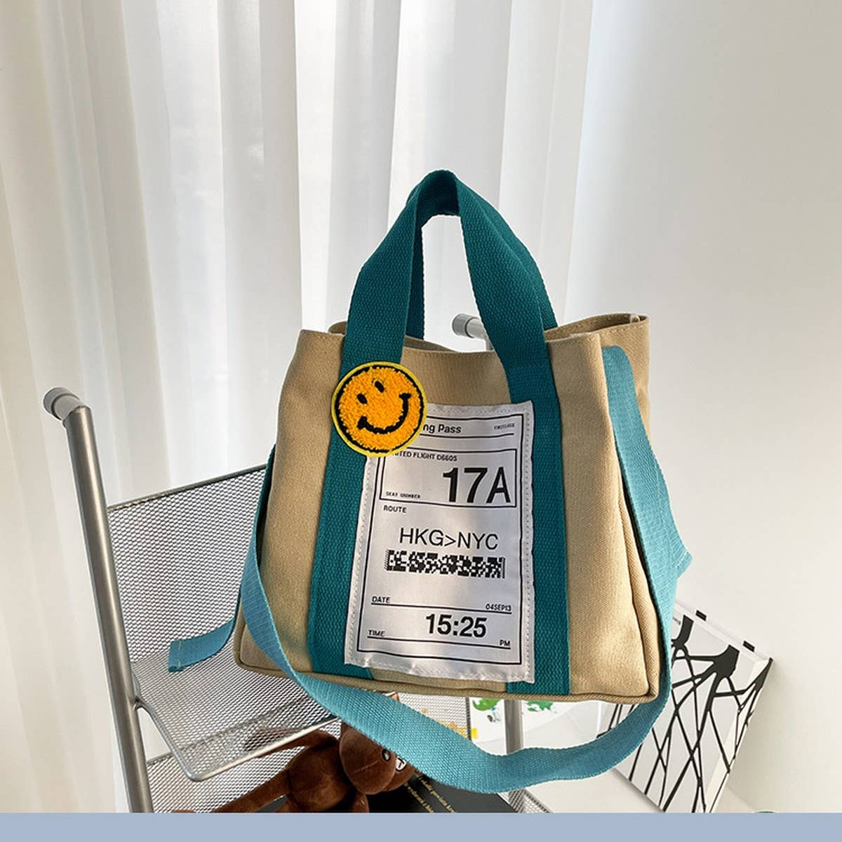 LARGE CAPACITY CUTE CANVAS SHOULDER BAG TOTE BAG_CWAB1674