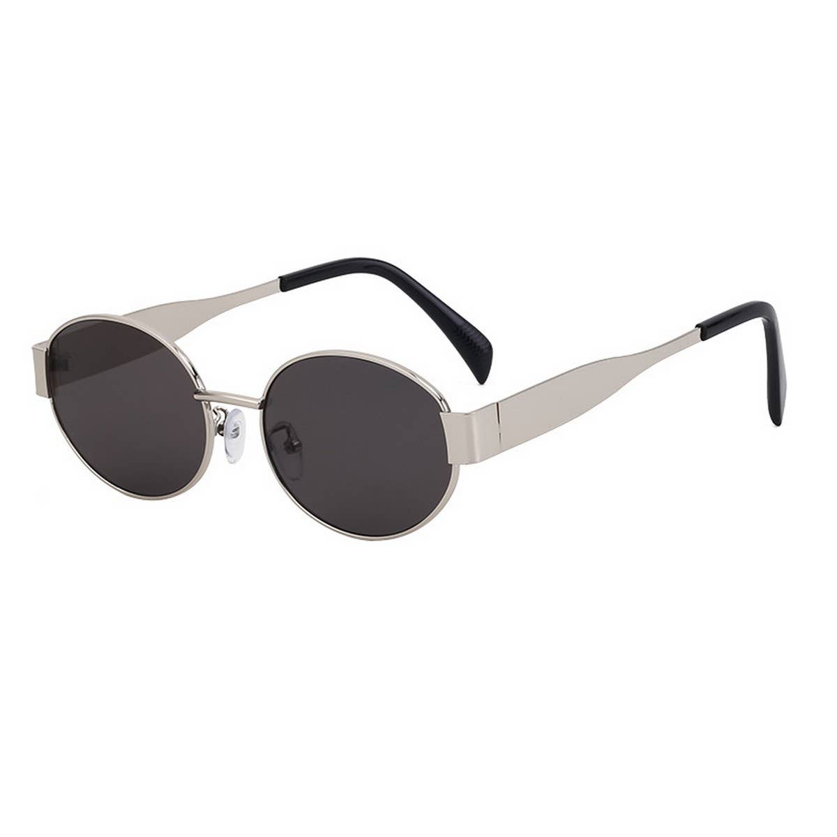 FASHIONABLE OVAL FRAME SUNGLASSES