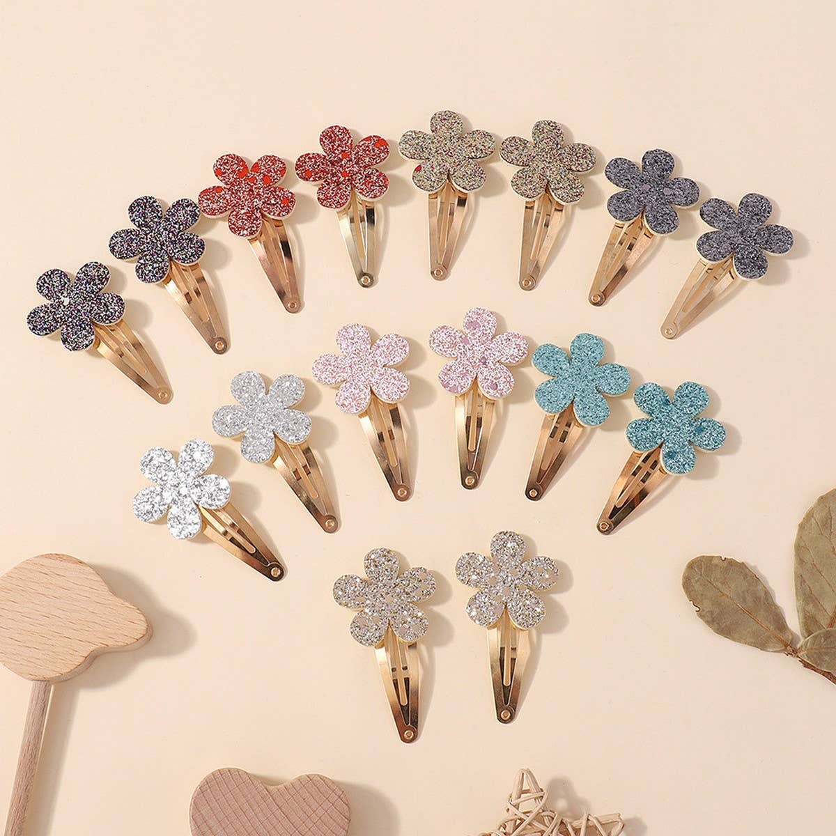Glitter Flower BB Clip for Kids ? Baby Hairpin