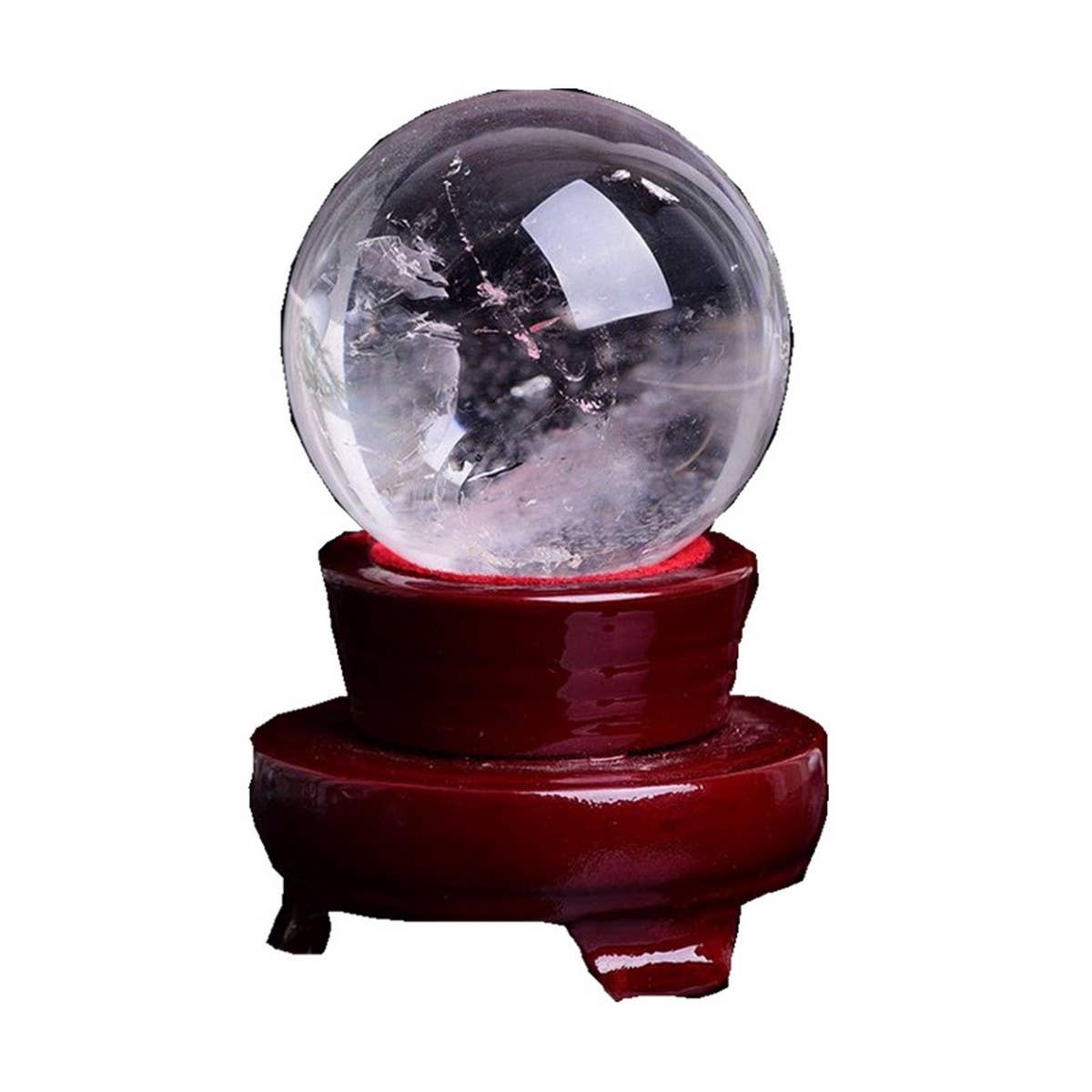 Polished White Quartz Sphere Decor_CWMM8108