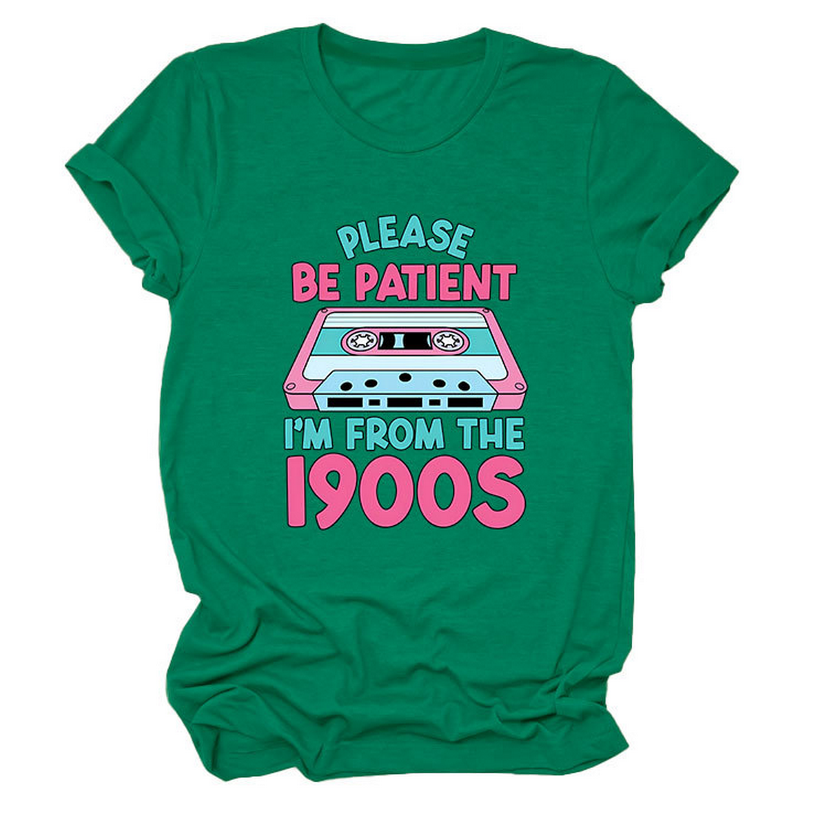 Women??¢s Tee ??Please Be Patient Letter Print_CWTTS1501