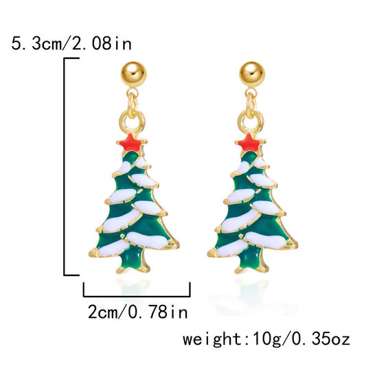NEW CHRISTMAS BELL ASYMMETRICAL EARRINGS